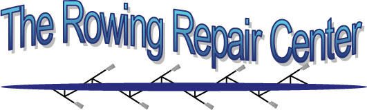 Partial logo of a roofing repair company with rooftop graphics.